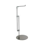 SUPORT / STAND GEANTA AJUSTABIL 25-50 CM NEGRU, PENTRU EXPUNERE IN VITRINE - imagine 2