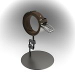 SUPORT METALIC PENTRU EXPUNERE CUREA, REGLABIL 20-28 CM - imagine 2