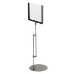 SUPORT / DISPLAY METALIC PENTRU AFIS FORMAT A5, REGLABIL 41-66 CM - imagine 3