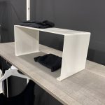 DISPLAY METALIC DUAL PENTRU EXPUNERE IN VITRINE 16 X 34 X 16 CM NEGRU MAT - imagine 3