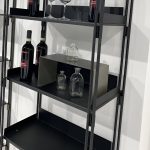 DISPLAY METALIC DUAL PENTRU EXPUNERE IN VITRINE 16 X 34 X 16 CM NEGRU MAT - imagine 4
