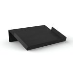 DISPLAY METALIC PENTRU EXPUNERE INCLINAT, 10 X 40 X 30 CM NEGRU MAT
