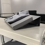 DISPLAY METALIC PENTRU EXPUNERE INCLINAT, 10 X 40 X 30 CM NEGRU MAT - imagine 3