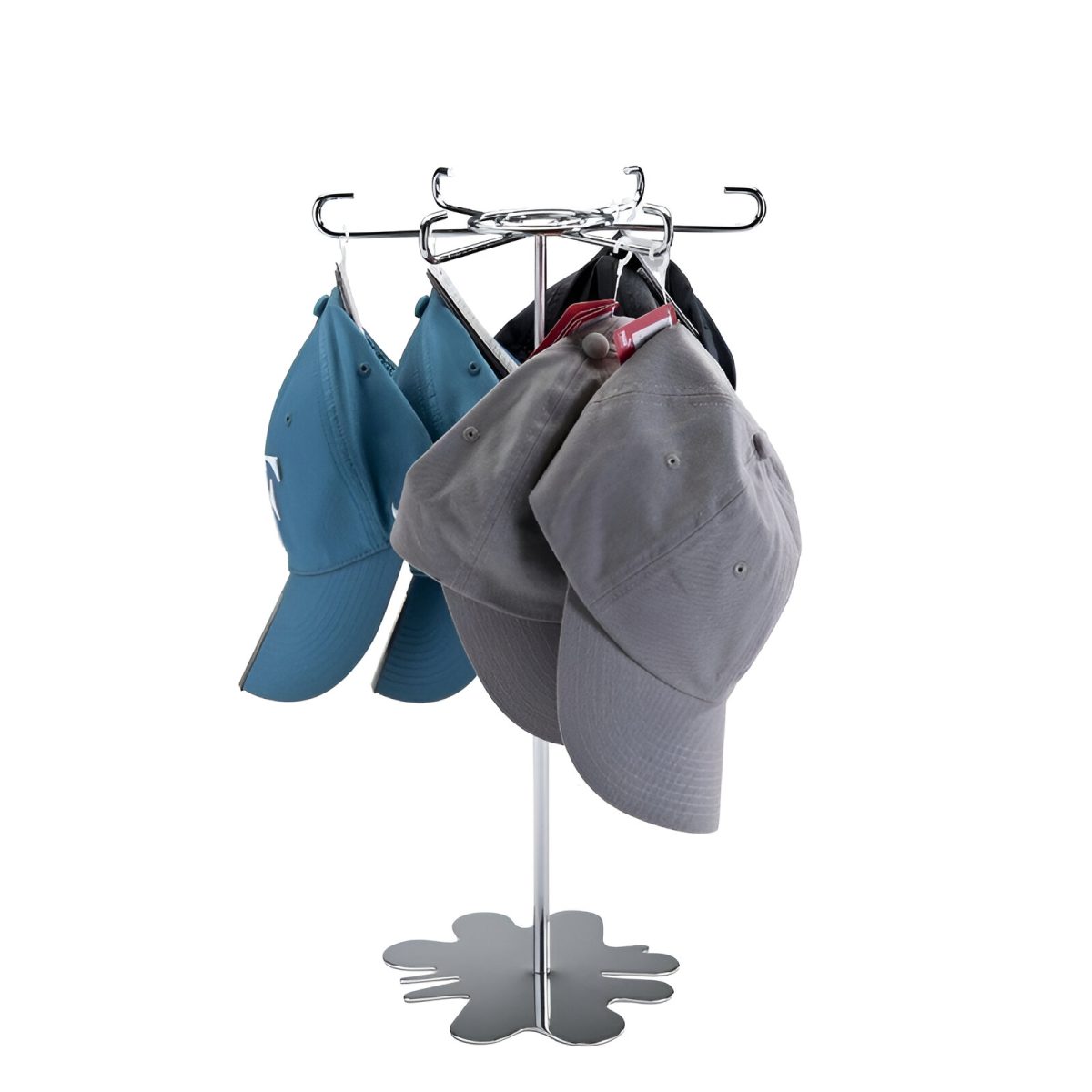 SUPORT /STAND ROTATIV CROMAT 17 X 21 X H 26 CM - imagine 2