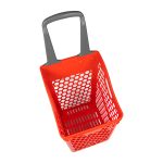 COS CUMPARATURI ROLLER CU 4 ROTI 65 LITRI ROSU - imagine 5