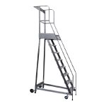 SCARA CU 7 TREPTE 1330X530 MM H1750 MM CU PLATFORMA