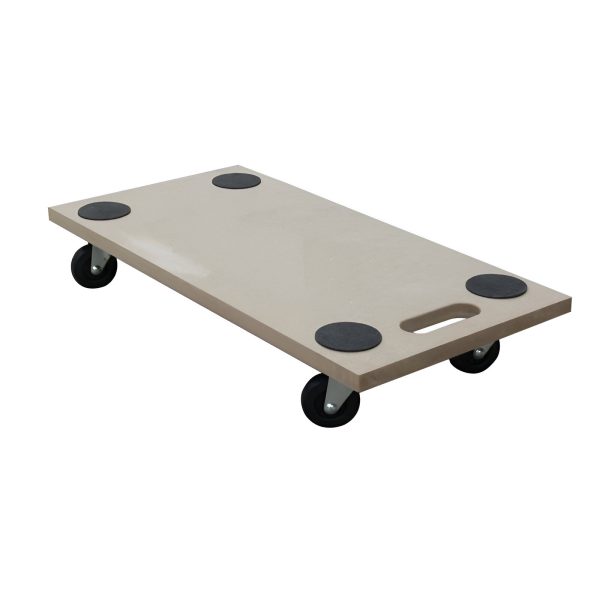 PLATFORMA TRANSPORT MARFA MDF CU ROTI 58X30 200KG