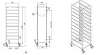 CARUCIOR PT. TAVI HORECA SP02 62X46X190 CM - imagine 2
