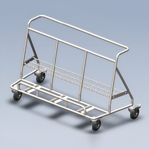 CARUCIOR PT.TRANSPORT PANOURI CU RAFT 1669X784X1027 RAL2009