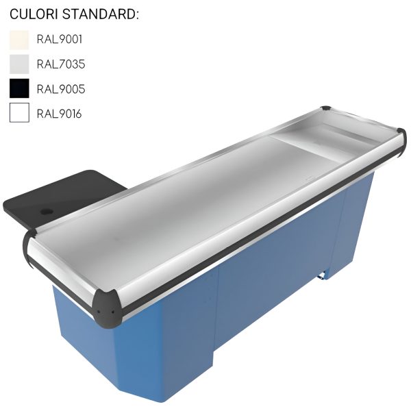 MASA CASIERIE DREAPTA SYLVER FARA BANDA 500X1500X850 MM