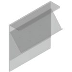 PROTECTIE SCANER SI SUPORT TASTATURA PLEXIGLAS 43.5X17X4 CM - imagine 2