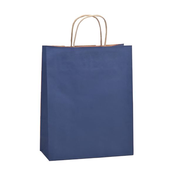 PUNGA HARTIE KRAFT MANER RASUCIT 50 BUC ALBASTRU