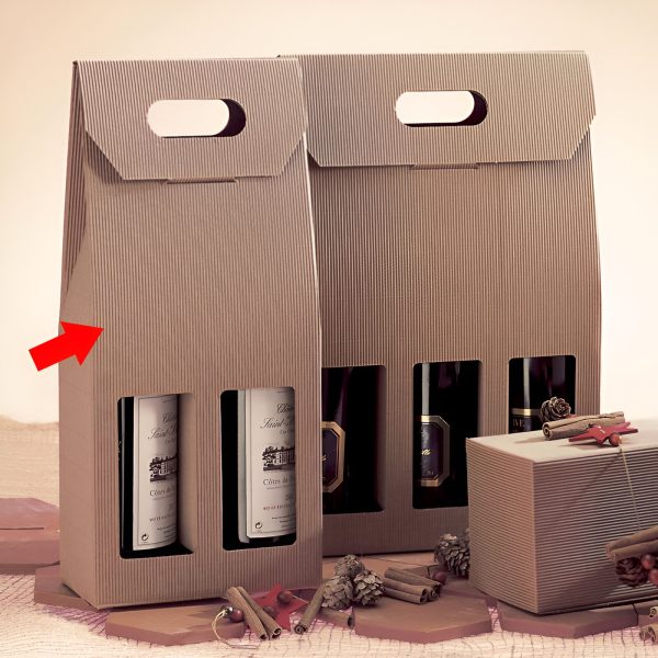 PUNGA DIN HARTIE, CU MANER PENTRU STICLE 18X9X41 CM