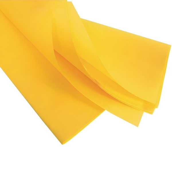 HARTIE DE MATASE SET 240 COLI, PENTRU IMPACHETARE, GALBEN