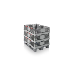 CADRU DE STIVUIRE PT. PALETI PLASTIC, PLIABIL 121X81X30 CM GRI - imagine 5