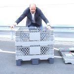 CADRU DE STIVUIRE PT. PALETI PLASTIC, PLIABIL 121X81X30 CM GRI - imagine 6