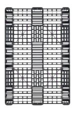 PALET PLASTIC SL1 HDPE 1200X800X120 MM MARGINE 7 MM BASALT GRI - imagine 2