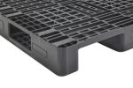 PALET PLASTIC SL1 HDPE 1200X800X120 MM MARGINE 7 MM BASALT GRI - imagine 3
