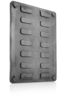 CAPAC BOX PALET PLASTIC CB1 1200X800X8 MM HDPE GRI