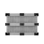 BOX PALET PLASTIC CB1 PE 1200X800X740 MM GRI DESCHIS - imagine 3