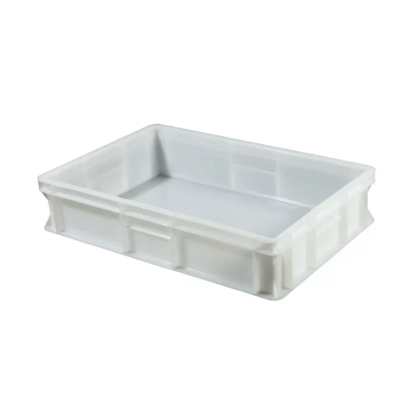 CUTIE ALBA 400X300X220MM BAZA SI LATURI PLINE+MANERE