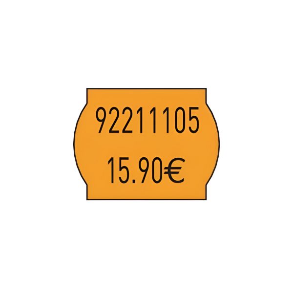 ETICHETE AUTOCOLANTE ORANGE PT. PISTOL ETICHET., IMPRIMARE PE 2 RAND (7500 BUC)