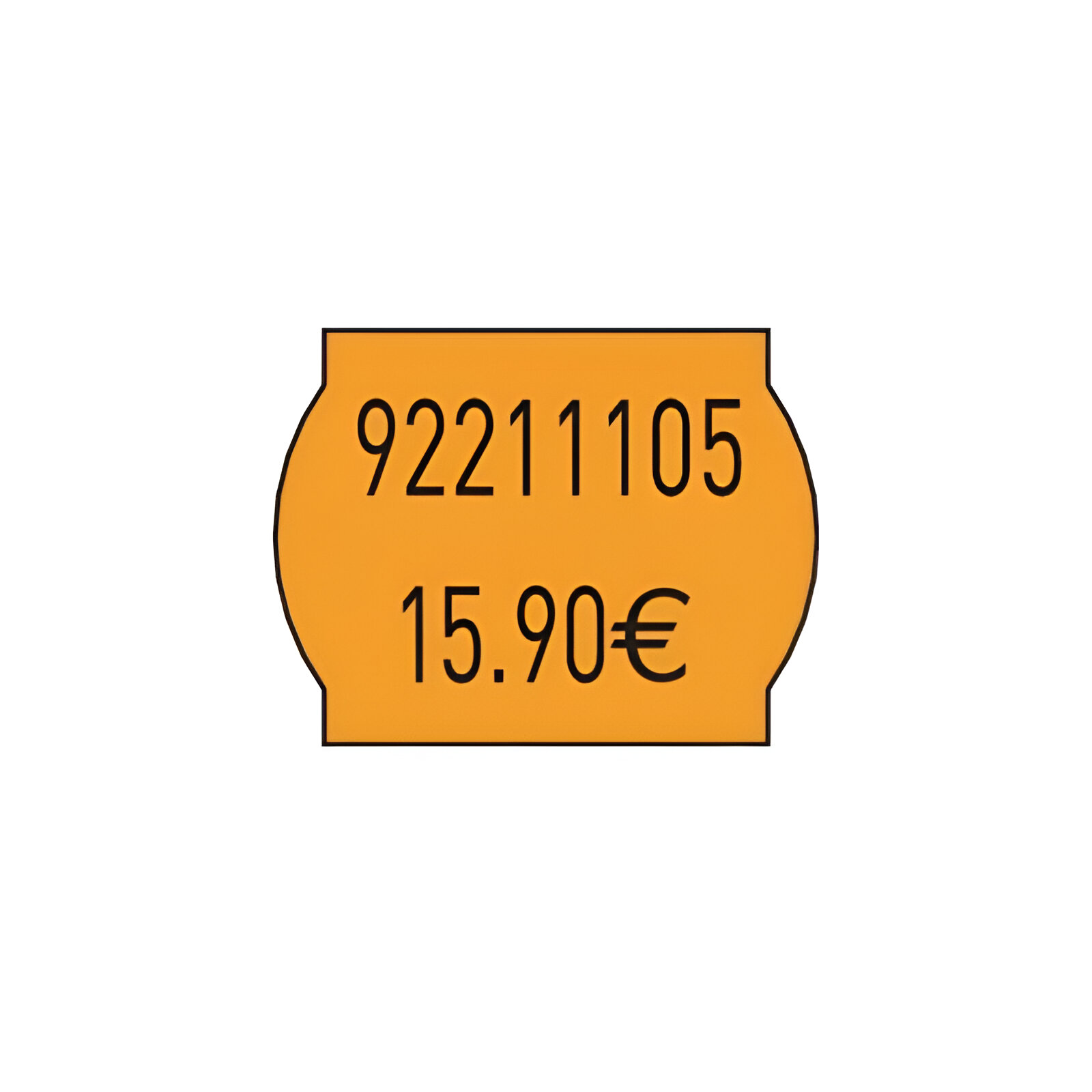 220600.0023 ETICHETE AUTOCOLANTE ORANGE PT. PISTOL ETICHET., IMPRIMARE PE 2 RAND (7500 BUC) - imagine 1