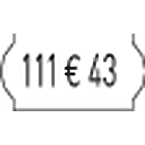 ETICHETE AUTOCOLANTE ALB PT. PISTOL ETICHET. CU IMPRIMARE PE 1 RAND (15000 BUC)
