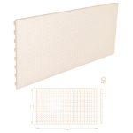 PANOU PERFORAT PENTRU SCULE 100X40 CM ALB RAL 9001