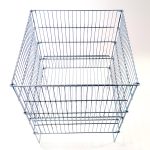 COS PT. PROMOMOTII MARFA PLIABIL, DIN SARMA 40X40 H70 CM CROMAT - imagine 2