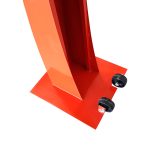 STAND PT. CATALOAGE /REVISTE H 170 CM METALIC ROSU RAL 2002 - imagine 3