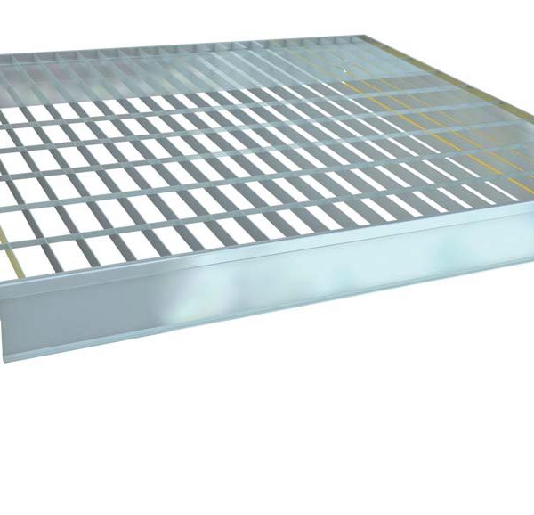 GRATAR METALIC DE PARDOSEALA 785X1485 MM H55 MM OCHI 32X20 - PLATBANDA 20X2