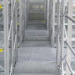 GRATAR METALIC DE PARDOSEALA 785X1485 MM H55 MM OCHI 32X20 - PLATBANDA 20X2 - imagine 3