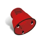 TABURET - SCARA CU 2 NIVELURI H40 CM 150KG ROSU CU ROTI - imagine 2