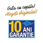TABURET - SCARA CU 2 NIVELURI H40 CM 150KG ROSU CU ROTI - imagine 5