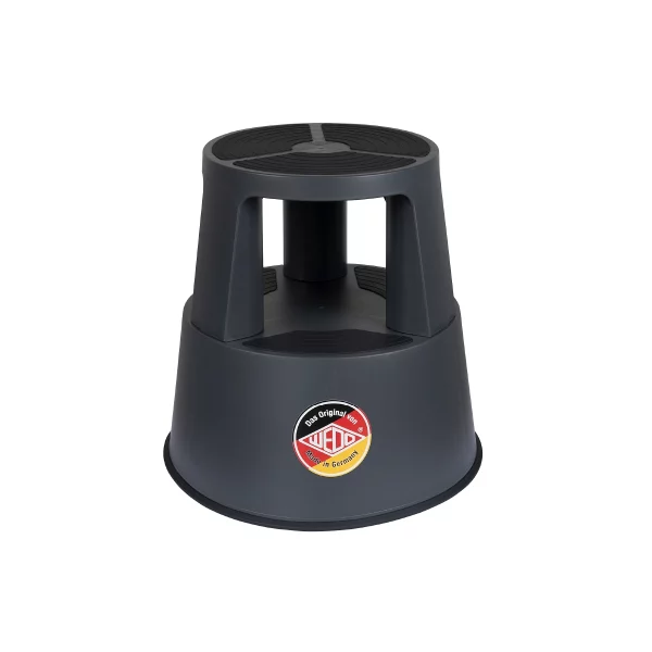 TABURET - SCARA CU 2 NIVELURI H40 CM 150KG ANTRACIT CU ROTI
