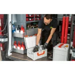 CUTIE PT.DEPOZITARE ACUMULATORI LI-ION 40X30X21 CM - imagine 5