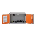 DULAP METALIC ANTIFOC DEPOZITARE BATERII 80X66X62CM + PICIOARE - imagine 4
