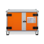 DULAP METALIC ANTIFOC DEPOZITARE BATERII 80X66X62CM + PICIOARE - imagine 5
