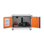 DULAP METALIC ANTIFOC DEPOZITARE & INCARCARE BATERII 89X66X62 CM CU PICIOARE - imagine 5