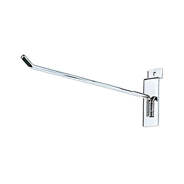 BRAT METALIC 250 MM CU VARF LA 90 GRADE PT. EXPUNERE MARFA IN PANOU SLATWALL