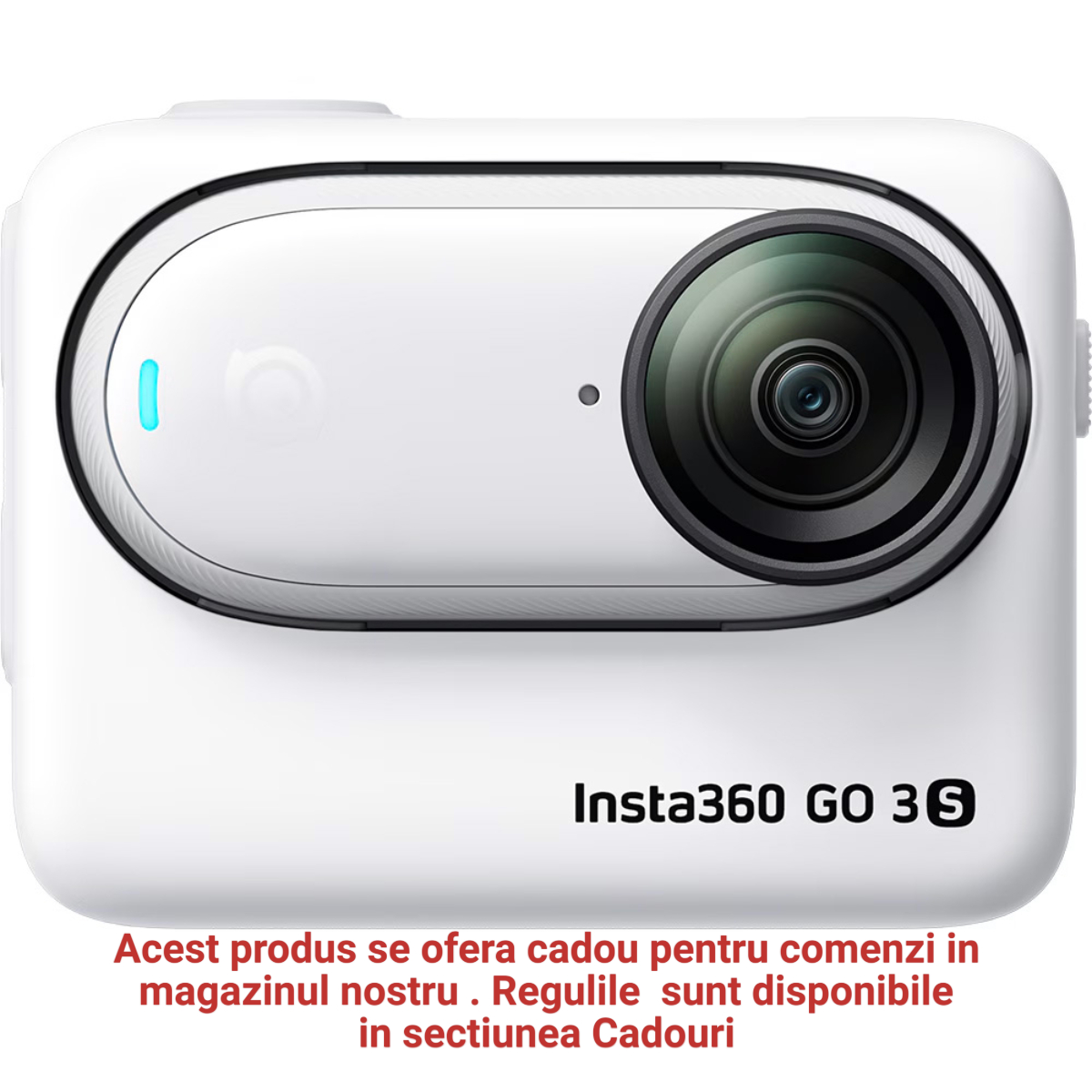 852099.2002 CAMERA VIDEO SPORT INSTA360 GO 3S, 64GB, WI-FI, BLUETOOTH, ALB - imagine 1
