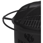 VATRA DE FOC CU GRATAR LANDMANN 06302, OTEL, 78 X 55 CM, 1 SUPRAFATA, NEGRU - imagine 2