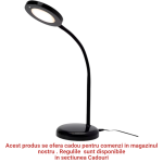 LAMPA DE BIROU LED ERSTE LICHT EL0056965 RONDO, 7W, NEGRU