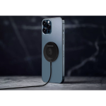 INCARCATOR WIRELESS DUAL PROMATE MAGCORD-TRIO, 15W, UNIVERSAL, QI, NEGRU - imagine 2