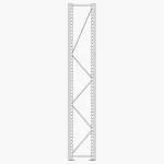 CADRU LATERAL 2500 X 400 MM PT.RAFTURI DEPOZITARE USOARA - imagine 2