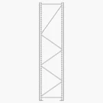 CADRU LATERAL 2500 X 600 MM PT.RAFTURI DEPOZITARE USOARA