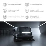 ASPIRATOR ROBOTIZAT MT1 BOT CU AI, 35L, 6000 MP/H, AUTONOMIE 4-8H, VSLAM + LIDAR - imagine 2