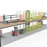 SISTEM LIFT+CONVEIOR AUTOMATIZAT PENTRU TRANSFER PALETI H 0.5-14 M - imagine 2