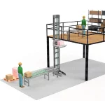 SISTEM LIFT+CONVEIOR AUTOMATIZAT PENTRU TRANSFER CUTII L600 MM - imagine 2